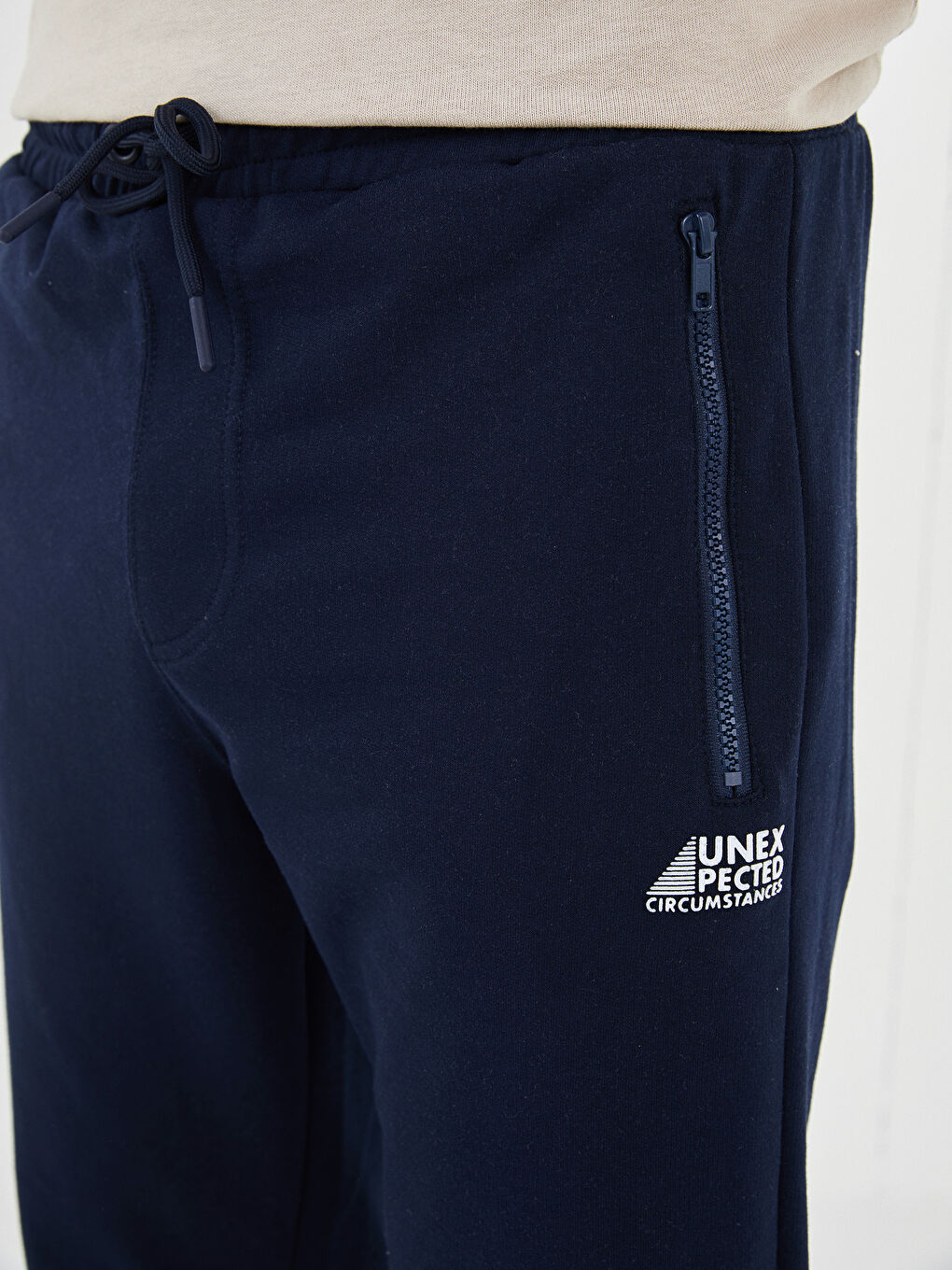 Lacivert Slim Fit Erkek Eşofman Altı-4