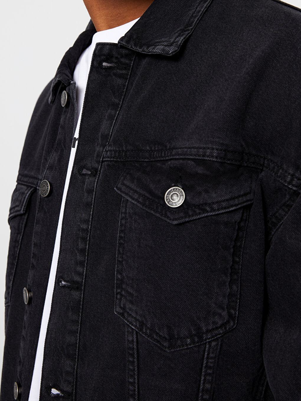 LCW Jeans Oversize Men's Denim Jacket -S25103Z8-M0U