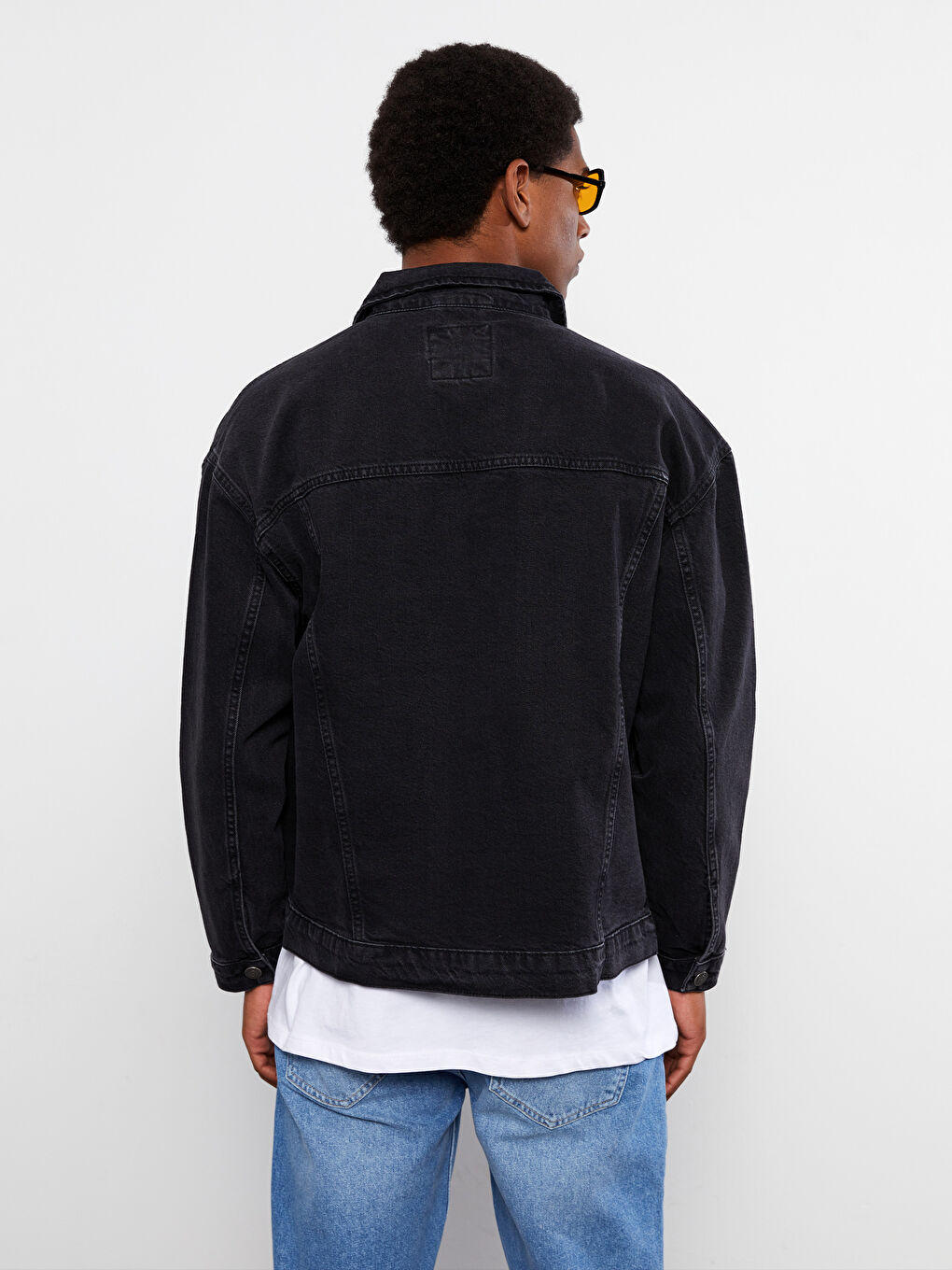 LCW Jeans Oversize Men's Denim Jacket -S25103Z8-M0U