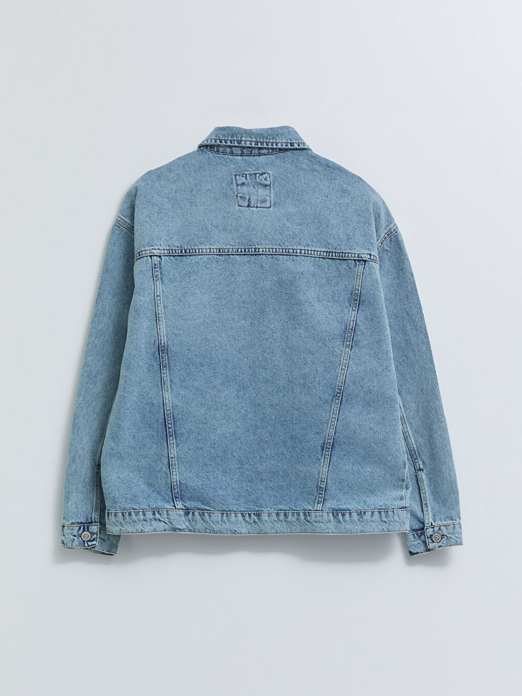 Oversize Jeansjacke Für Herren-5