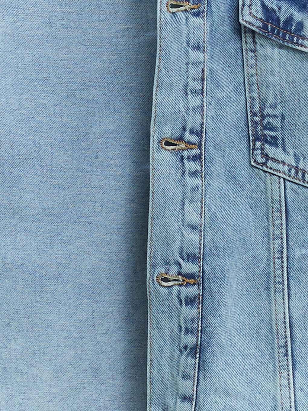 Oversize Jeansjacke Für Herren-6