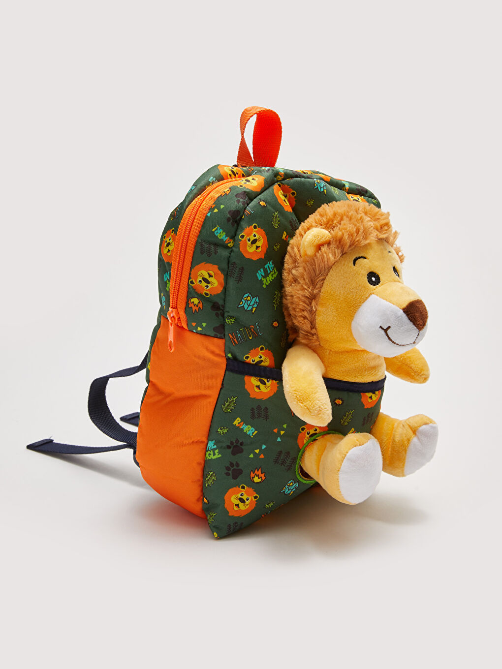 حقيبة ظهر للأولاد بشكل حيوان قطيفة-1