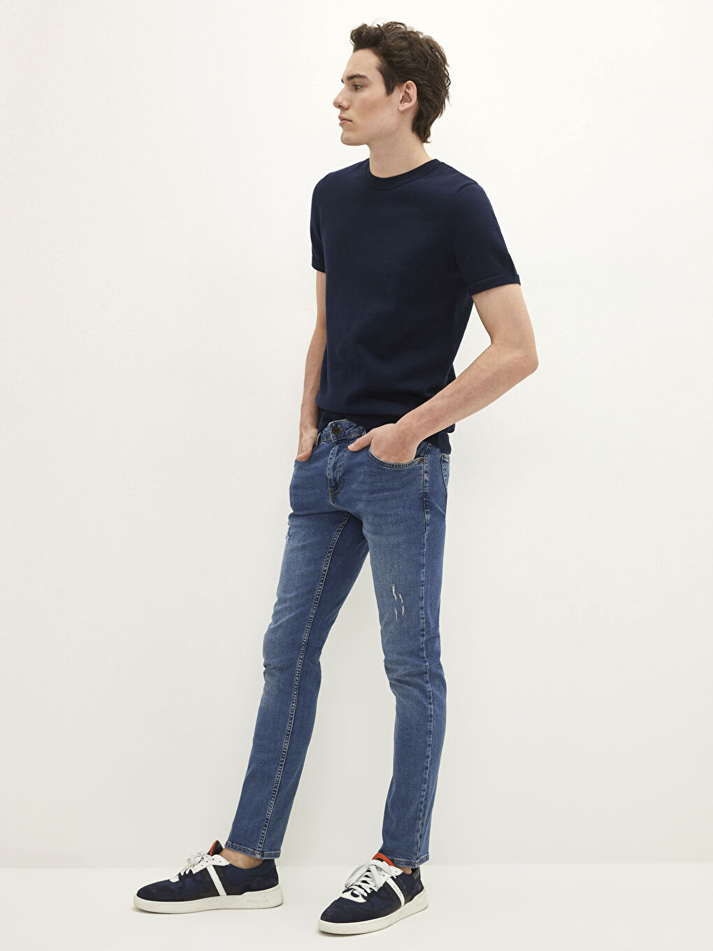 İndigo 750 Slim Fit Erkek Jean Pantolon-1