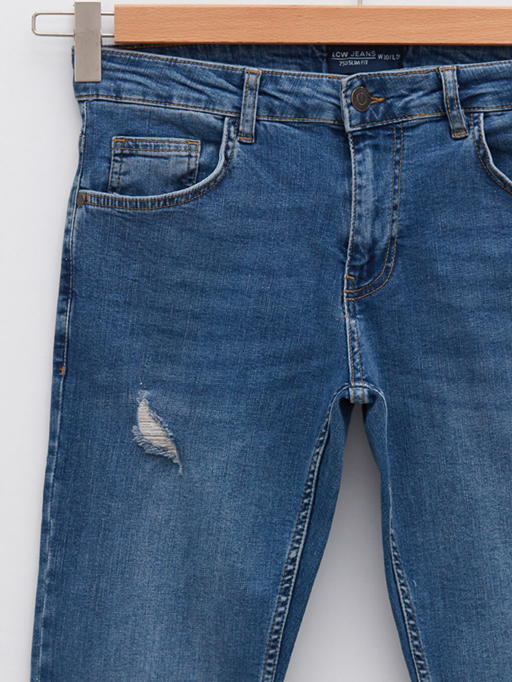 İndigo 750 Slim Fit Erkek Jean Pantolon-7