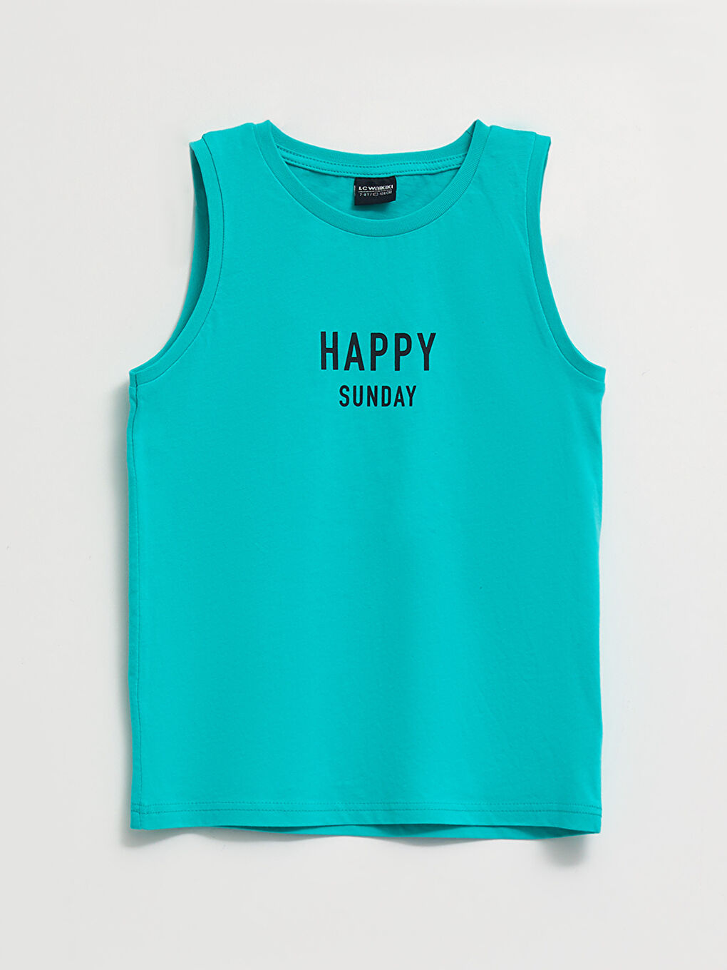 فيست ولادي قطن مطبوع بياقة دائرية عبوة من قطعتين-1