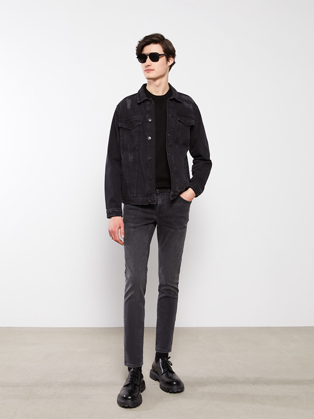 Antrasit 760 Skinny Fit Erkek Jean Pantolon-1