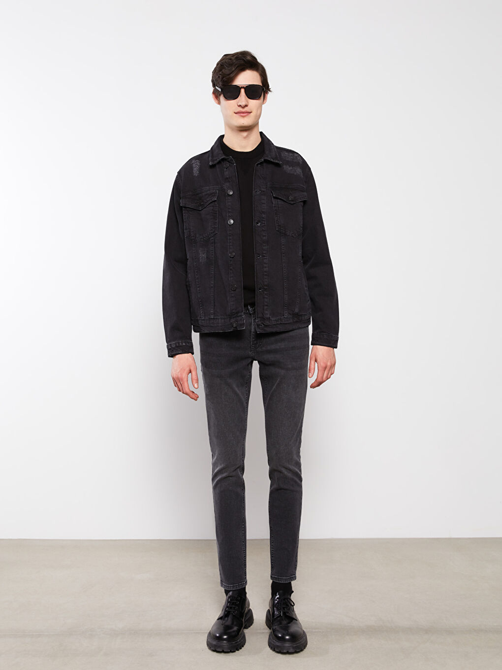 Antrasit 760 Skinny Fit Erkek Jean Pantolon-2