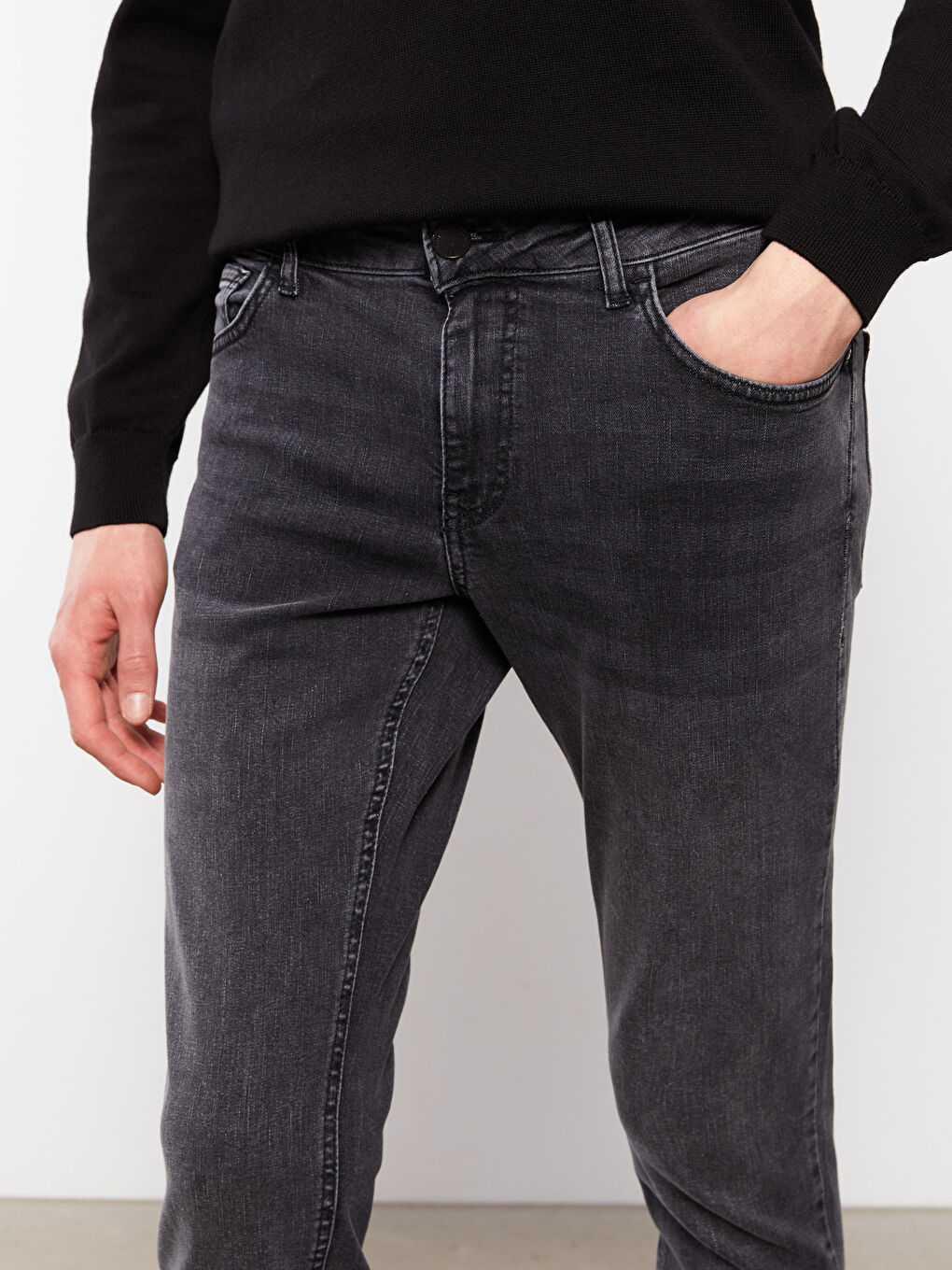 Antrasit 760 Skinny Fit Erkek Jean Pantolon-3