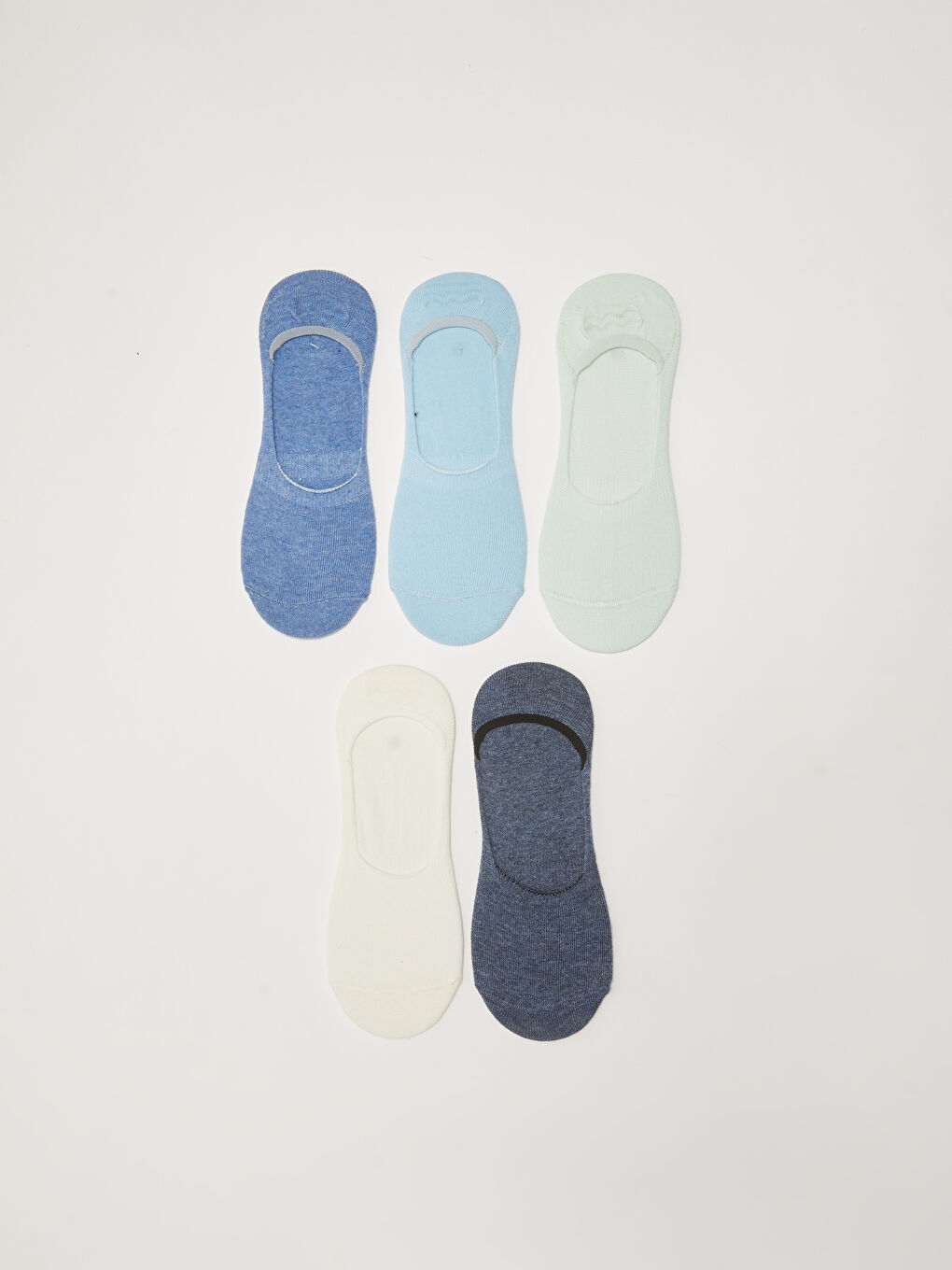 LCW DREAM Women's Plain Invisible Socks 5 Pack -S25177Z8-FWA