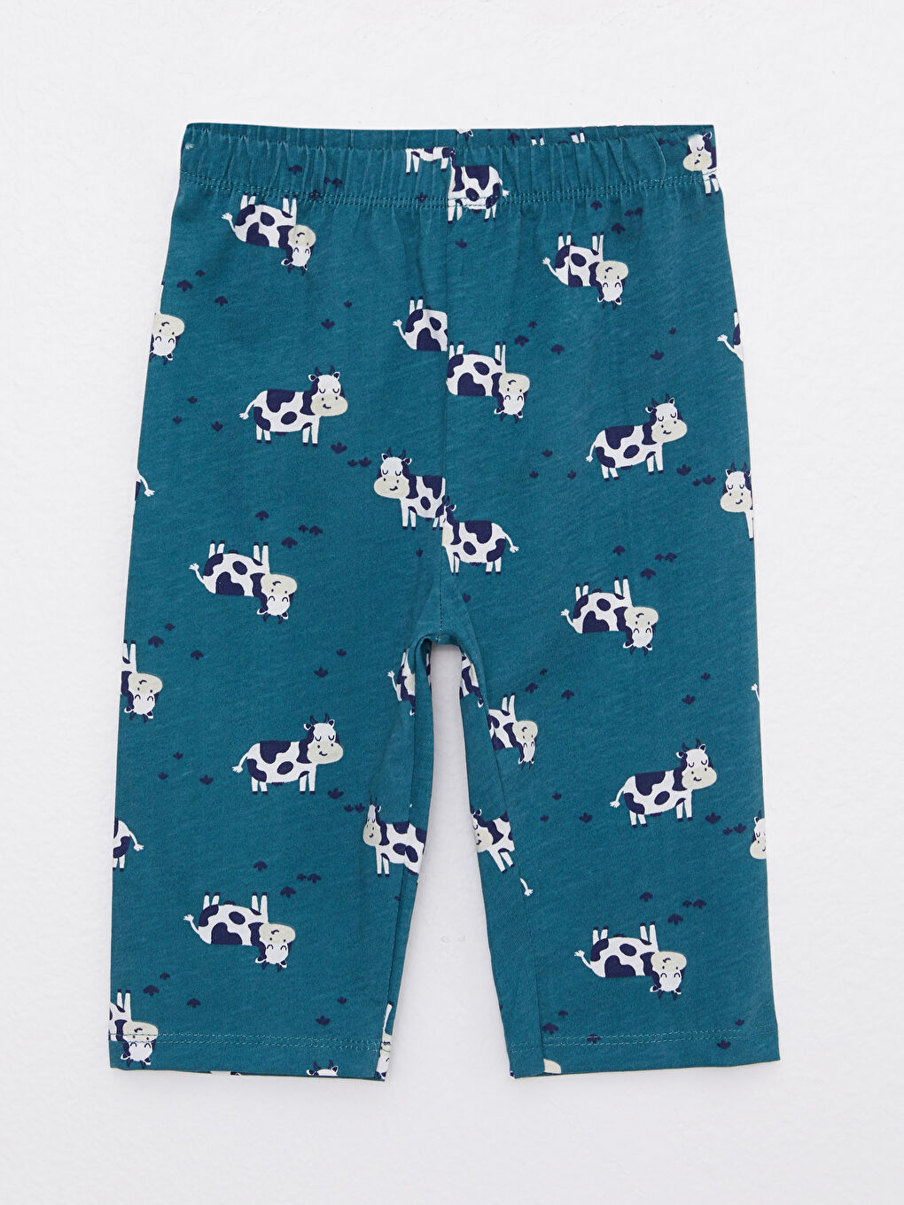 Crew Neck Short Sleeve Printed Cotton Baby Boy Pajamas Set-3