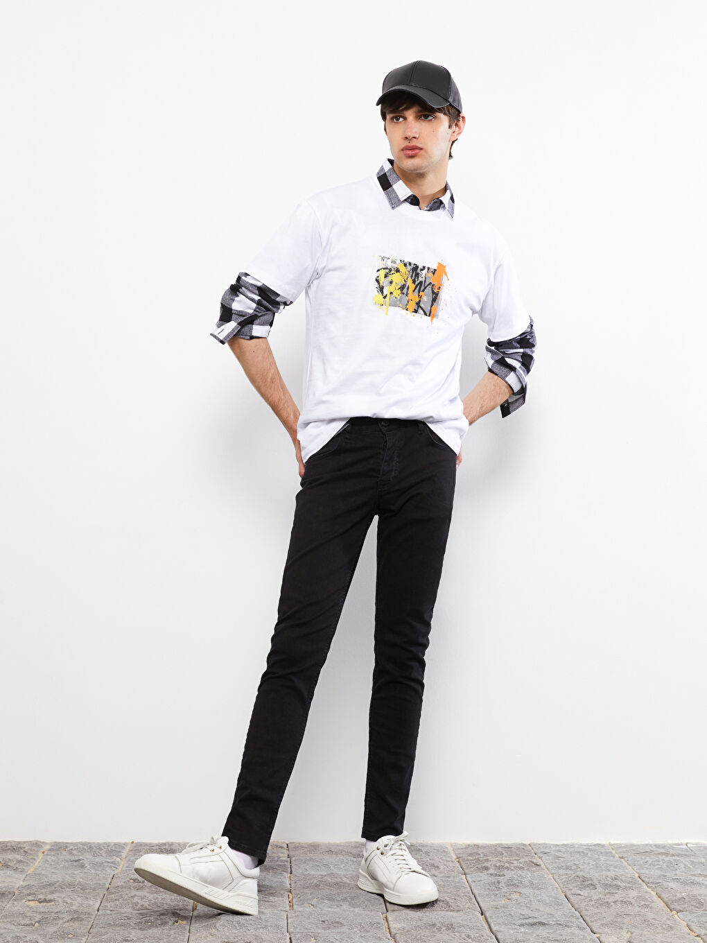 760 جينز سكيني فيت للرجال-4