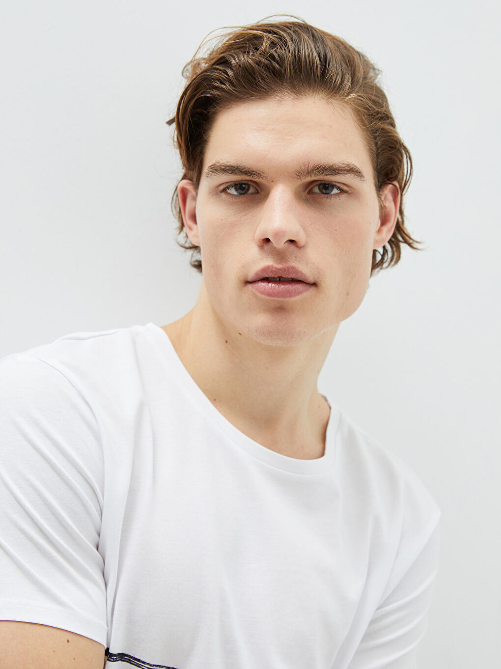 Crew Neck Short Sleeve Striped Jersey Men's T-Shirt-2