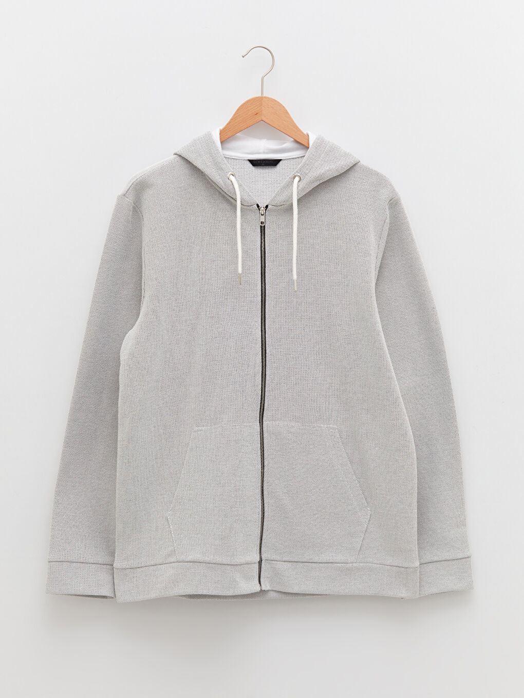 Hooded Long Sleeve Zipper Men's Sweatshirt -S25272Z8-J2B