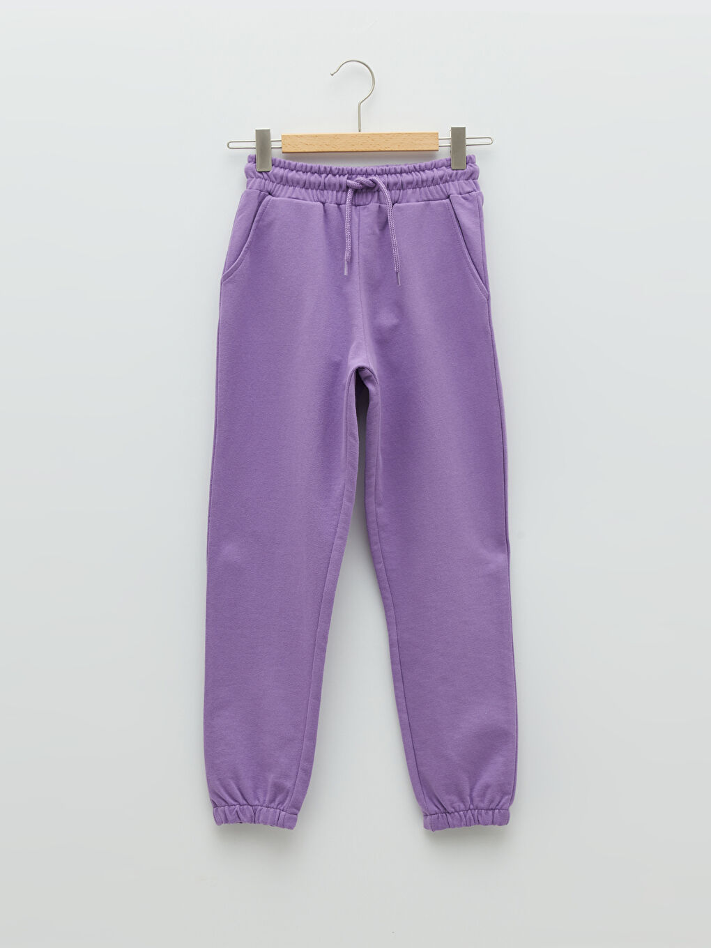 بنطلون رياضي للبنات بخصر مرن بسيط