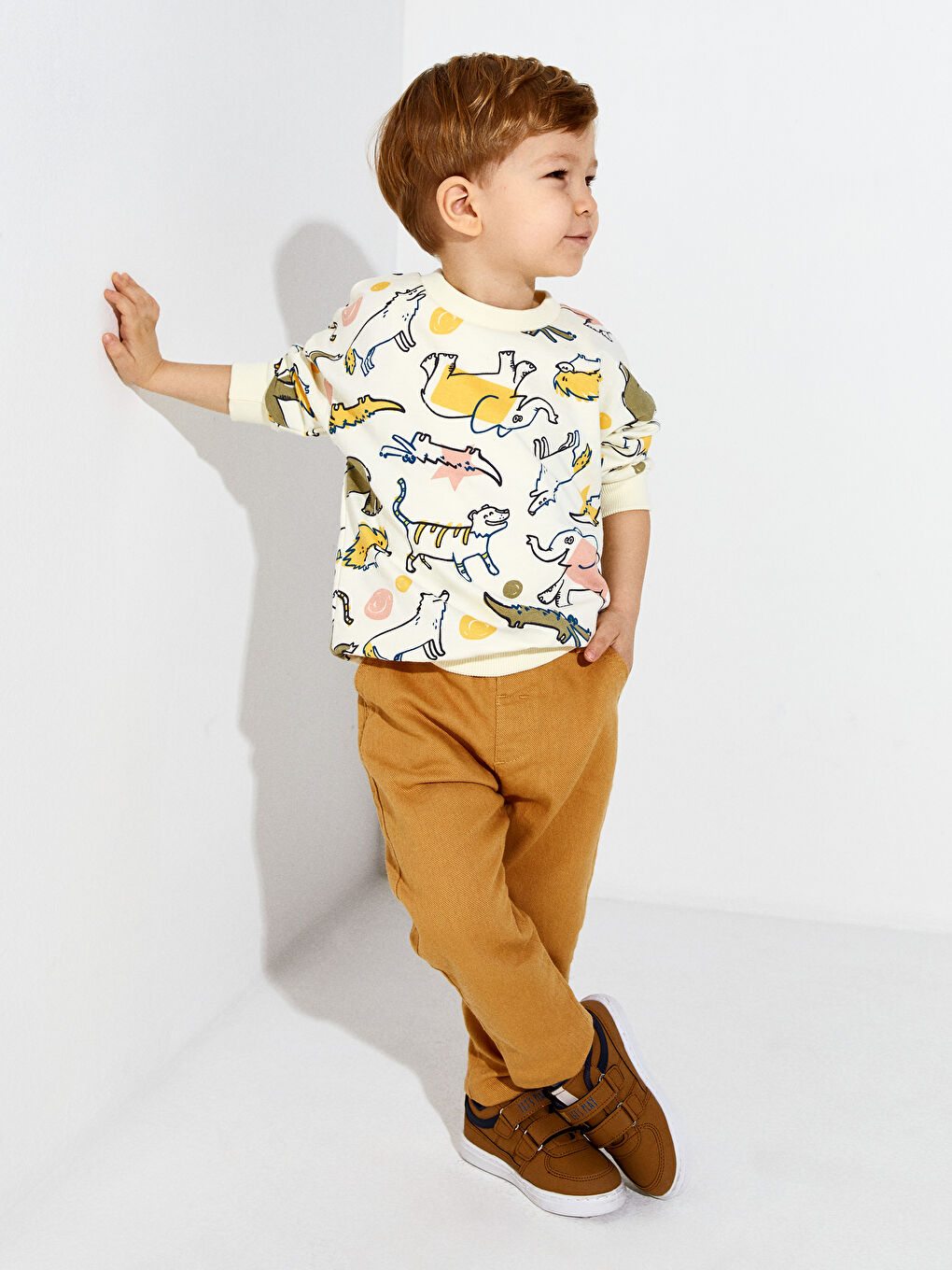Basic Cotton Baby Boy Pants -S25282Z1-GM0