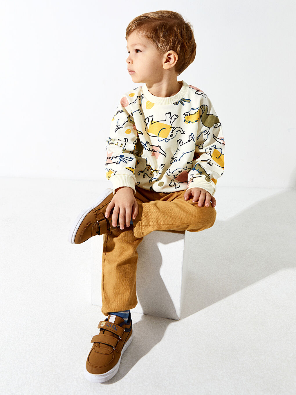 Basic Cotton Baby Boy Pants -S25282Z1-GM0