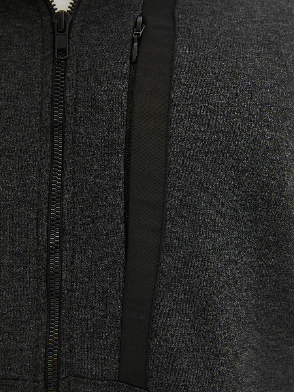 Cardigan Sport cu Fermoar, Mânecă Lungă, cu Glugă pentru Bărbați-3