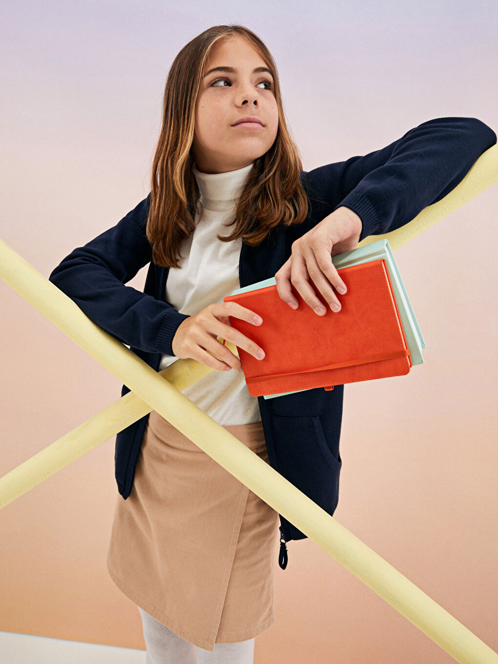 Bej Hem Rahat Hem Havalı Şort Eteğim-1