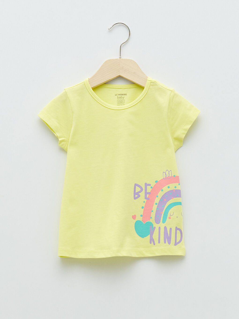 T-shirt pour Bébé Filles à Manches Courtes et Col Rond Imprimé
