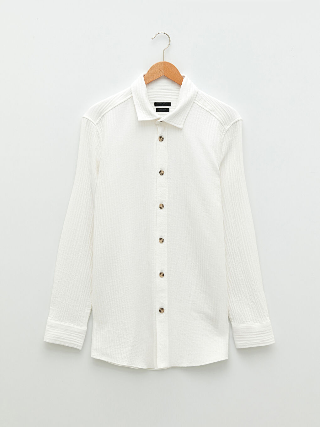 Regular Fit Long Sleeve Men's Shirt-5