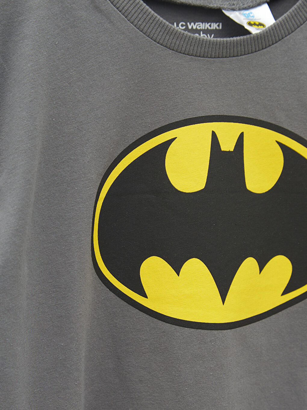 LCW baby Crew Neck Short Sleeve Batman Printed Baby Boy T-Shirt -S25358Z1-H9V