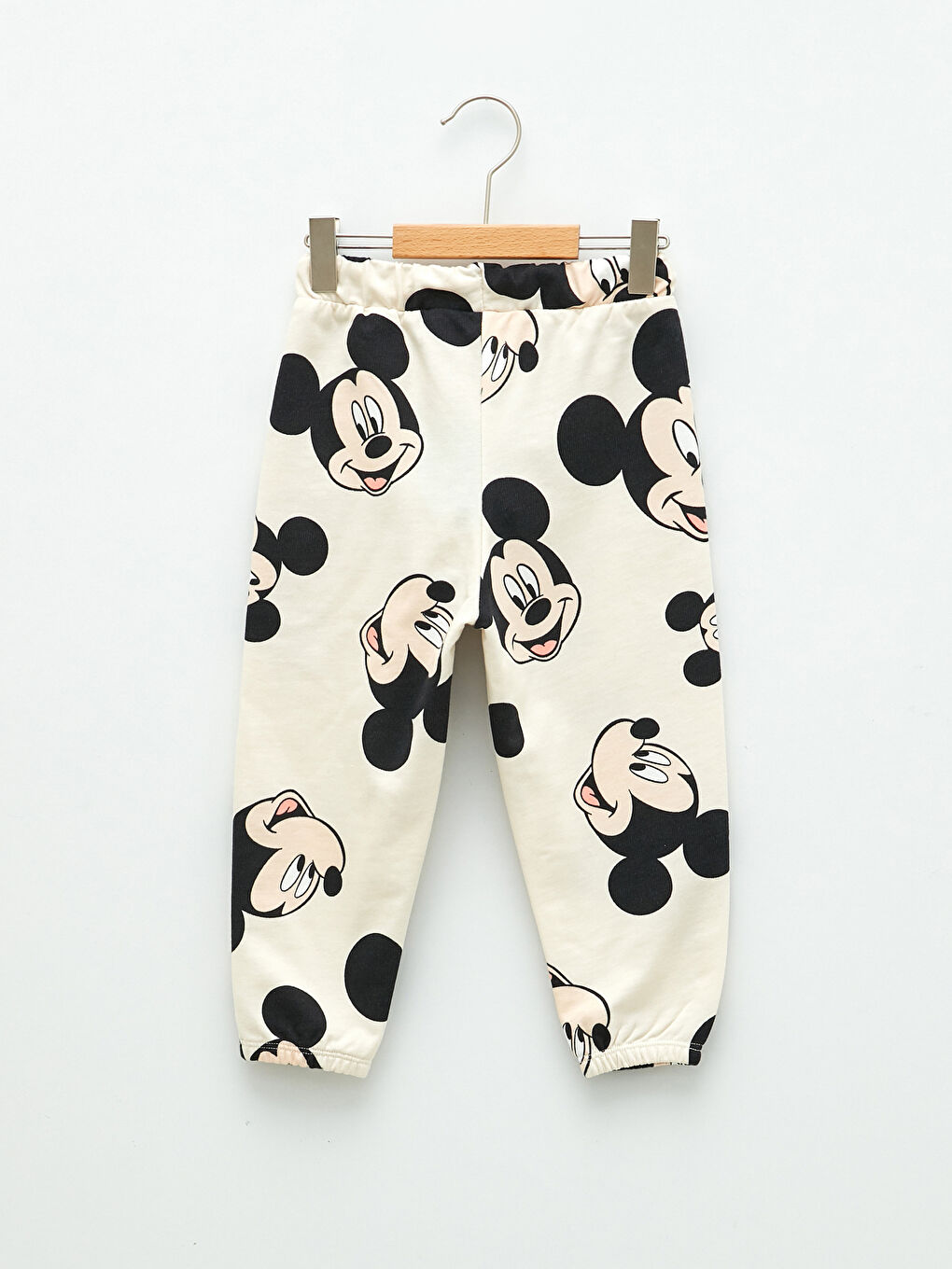 Pantalon de survêtement jogger pour garçon bébé imprimé Mickey Mouse à taille élastique-1