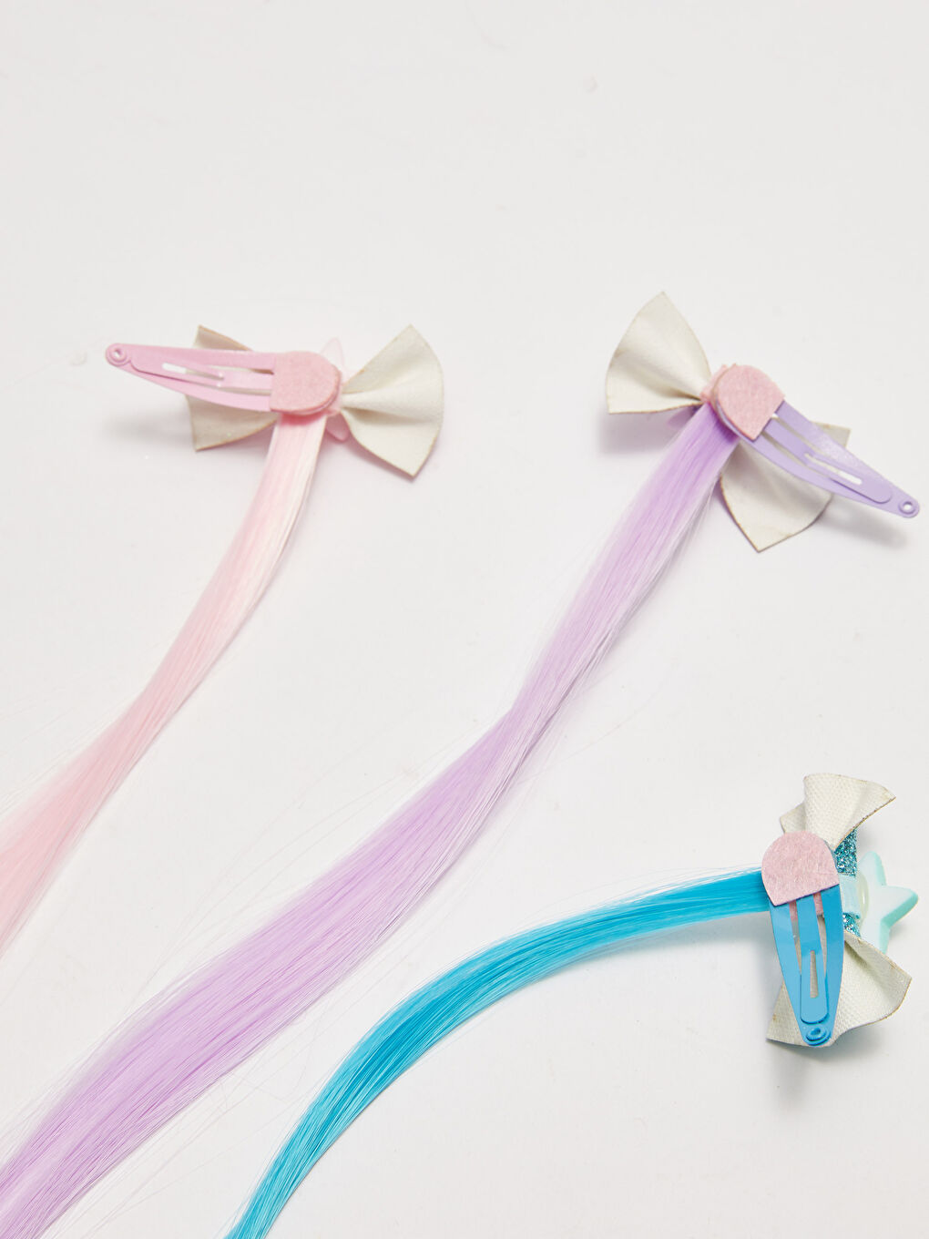 Karışık Kız Çocuk Çıtçıt Tokalı Renkli Saç-3