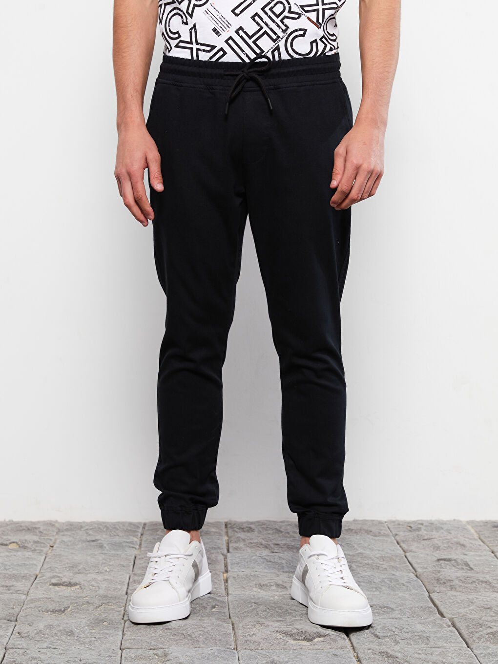 XSIDE Siyah Slim Fit Erkek Jogger Pantolon - 3