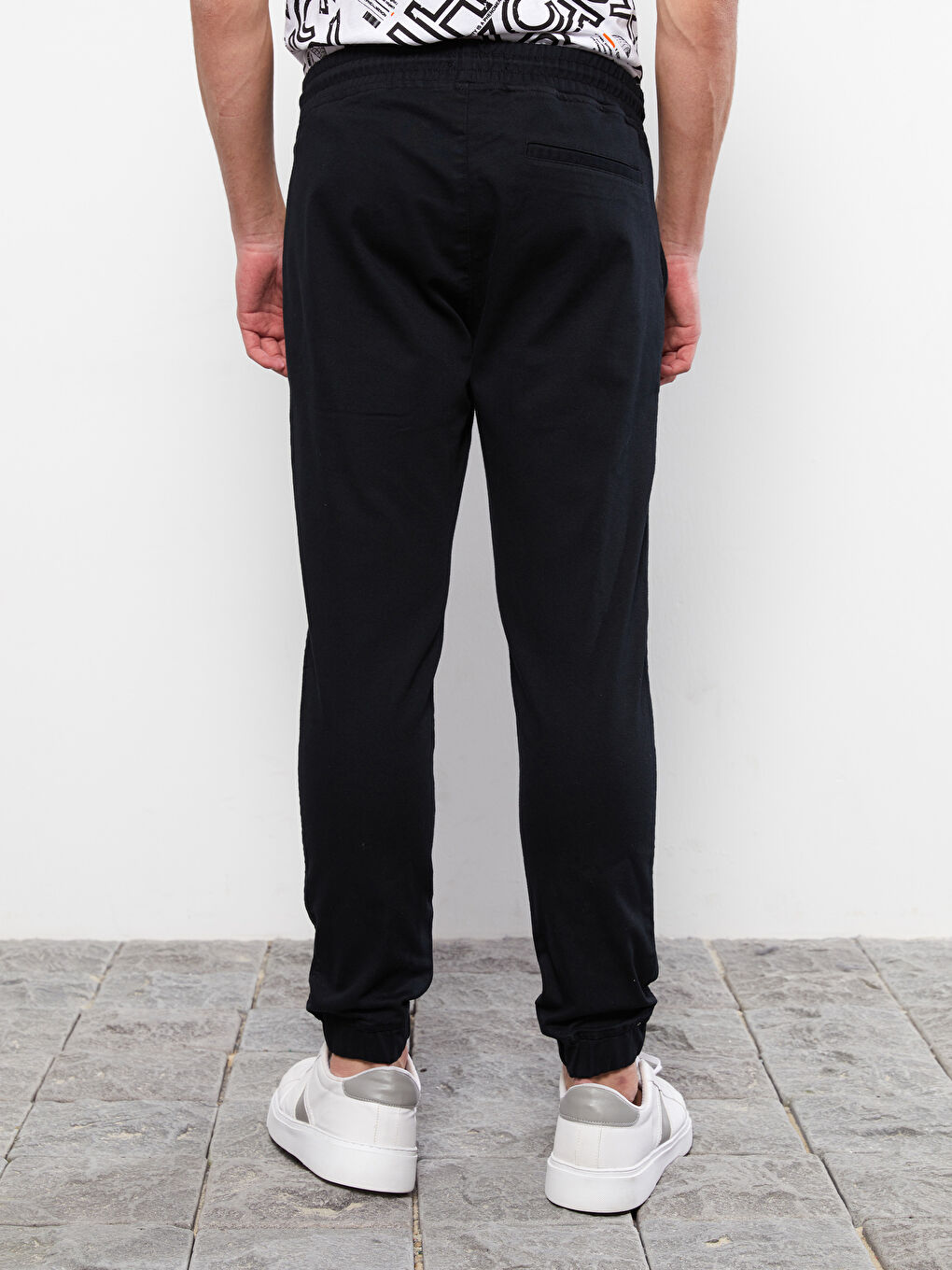 XSIDE Siyah Slim Fit Erkek Jogger Pantolon - 4