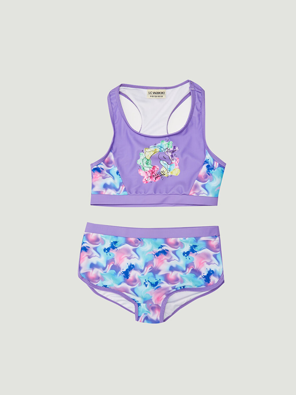 Girl's Bikini With Printed Stretch Fabric -S25422Z4-LSC