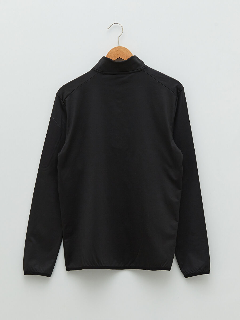 سويت شيرت رجالي بأكمام طويلة وياقة عالية وقصة ضيقة-6