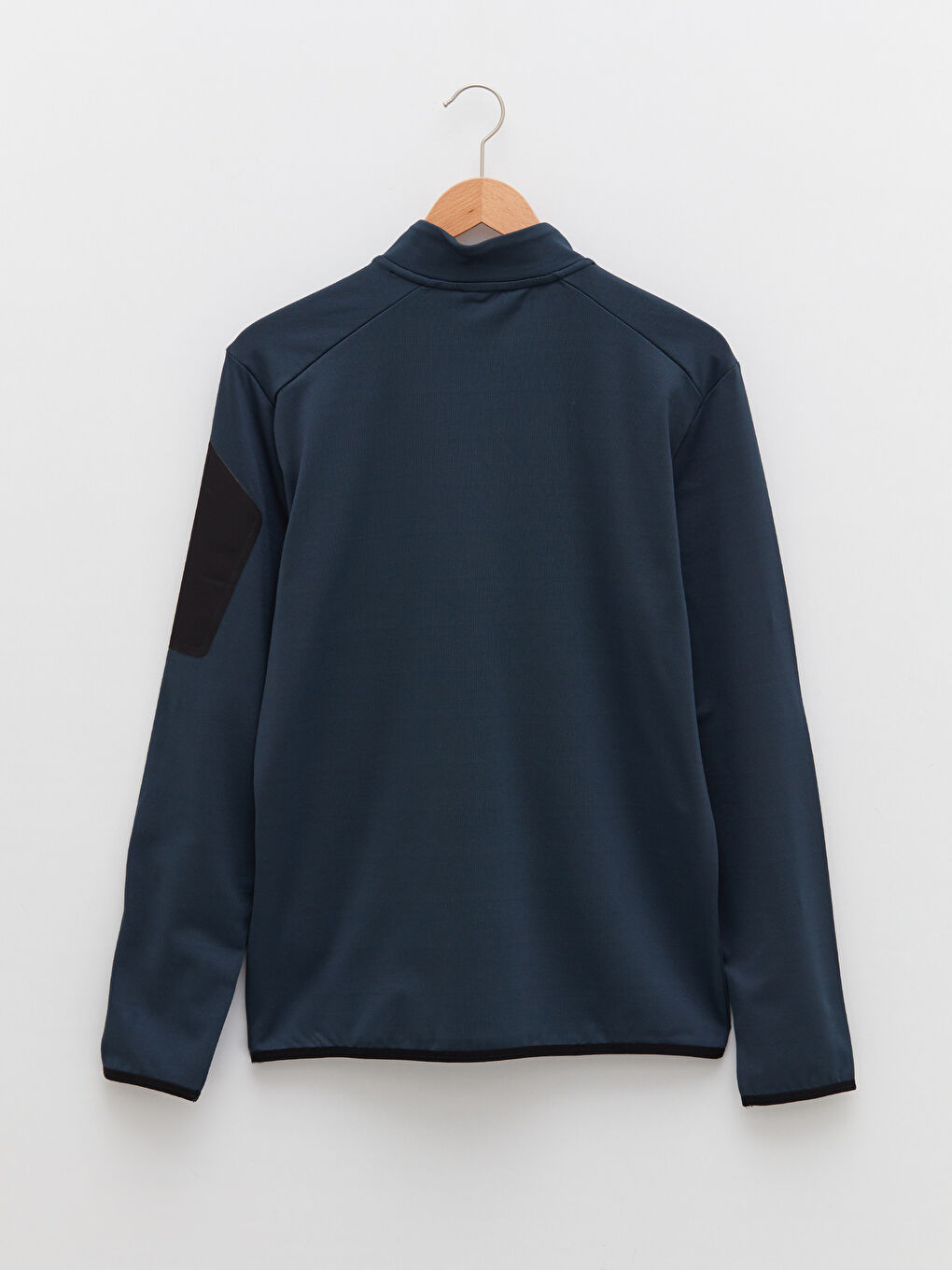Slim Fit Stand Up Collar Long Sleeve Men's Sweatshirt-6