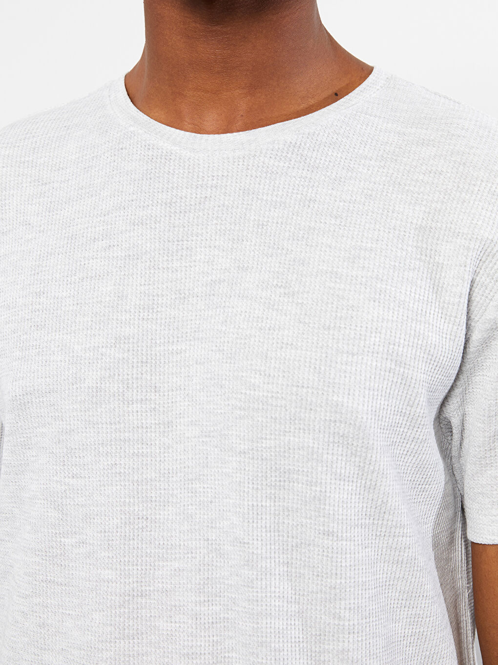 Tricou Basic cu Mânecă Scurtă și Guler Rotund pentru Bărbați-3