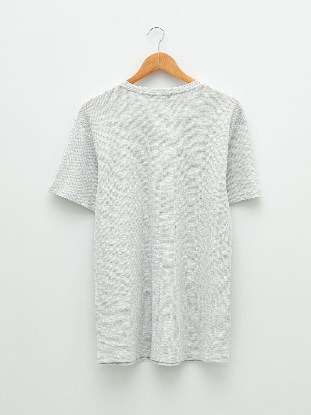 Tricou Basic cu Mânecă Scurtă și Guler Rotund pentru Bărbați-6