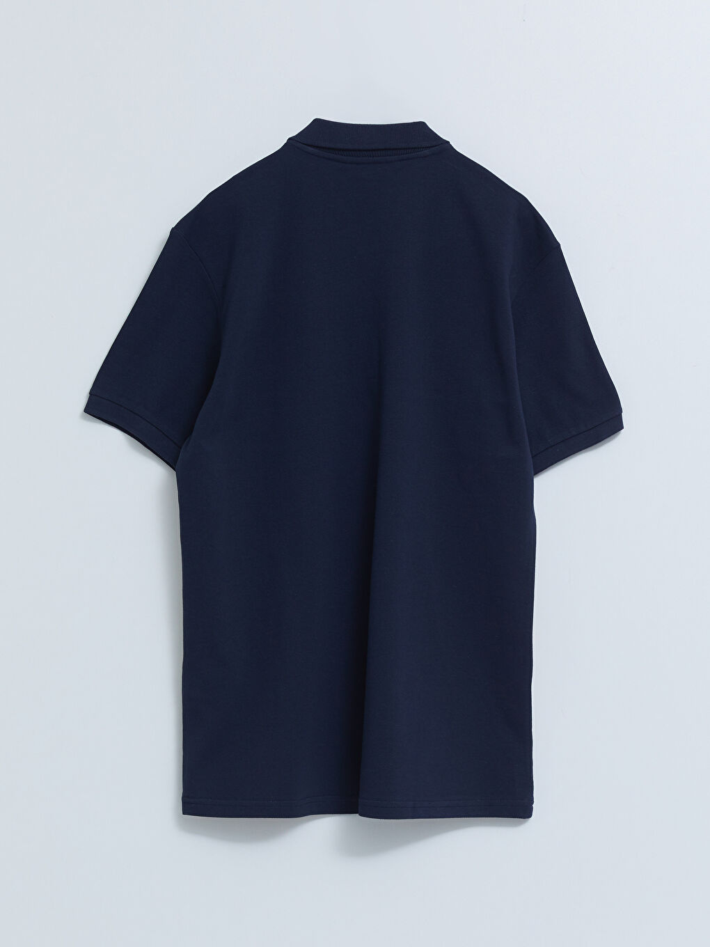 Polo Neck Short Sleeve Color Block Men's T-Shirt-6