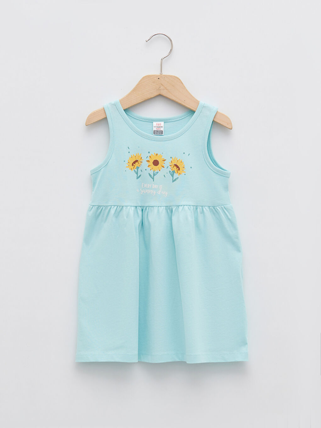 Crew Neck Printed Baby Girls' Dress -S25505Z1-FVQ
