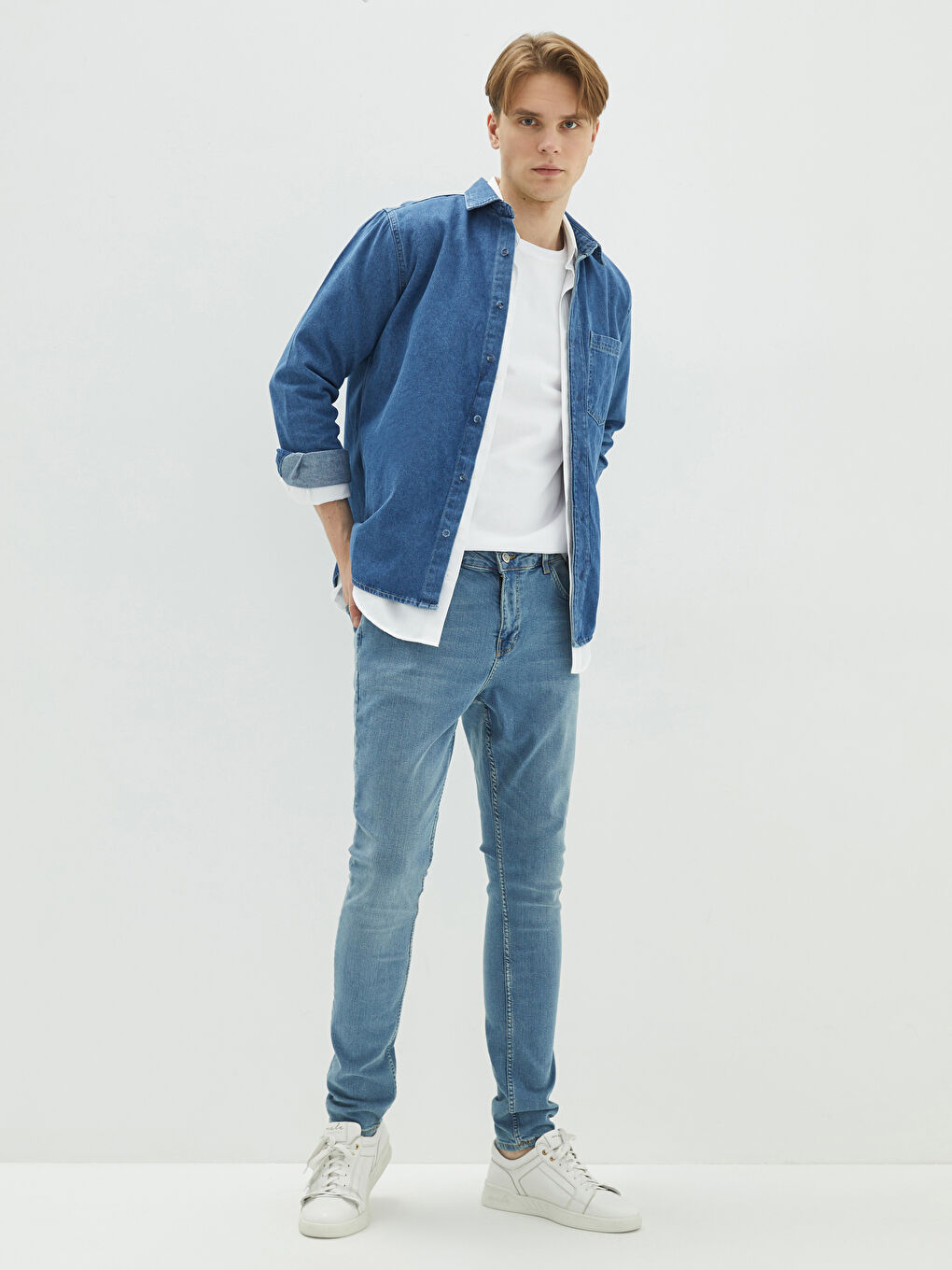 İndigo 760 Skinny Fit Erkek Jean Pantolon-1