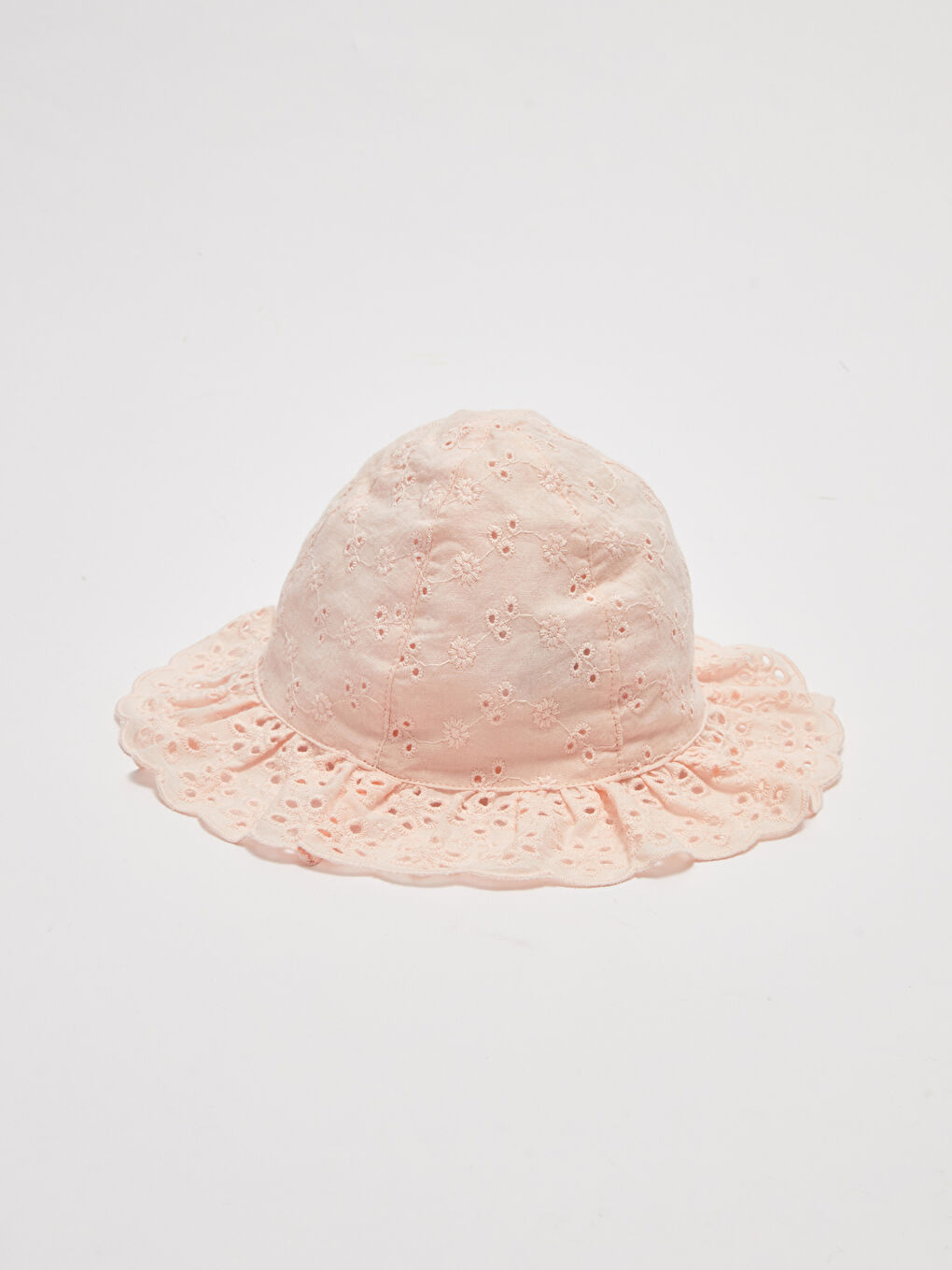 Self Patterned Baby Girl Hat