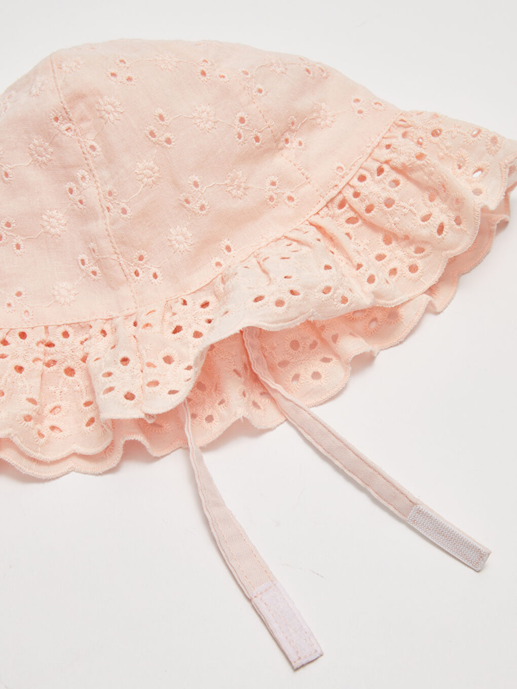 Self Patterned Baby Girl Hat-2