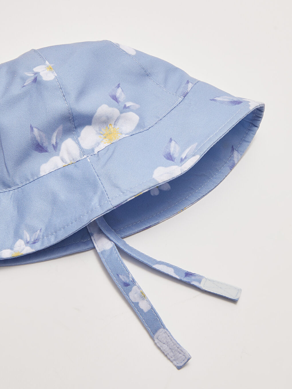 İndigo Desenli Kız Bebek Şapka-2