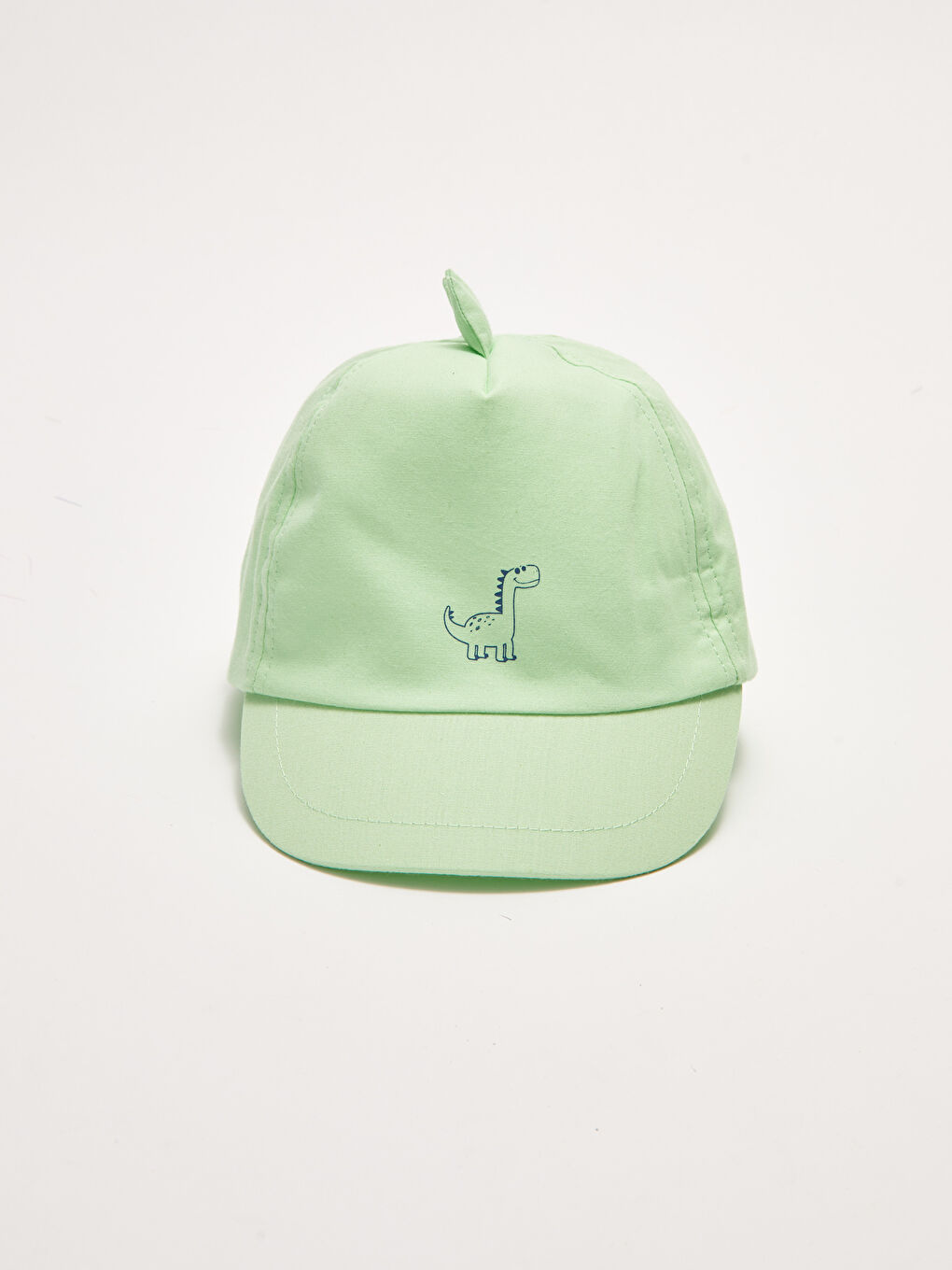 Yeşil Baskılı Erkek Bebek Şapka-1