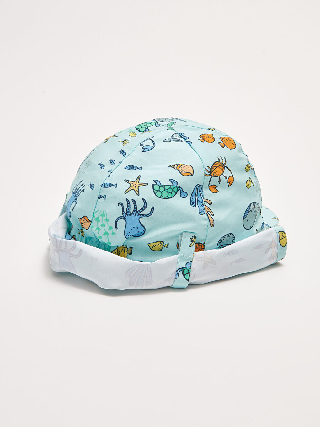 قبعة بحر مطبوعة بحماية من الأشعة فوق البنفسجية للأولاد الرضع-3