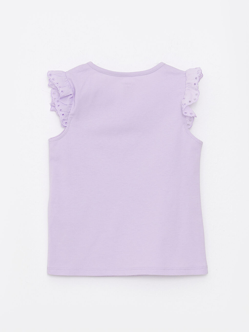 Débardeur Basique en Coton à Col Rond pour Bébé Fille-1