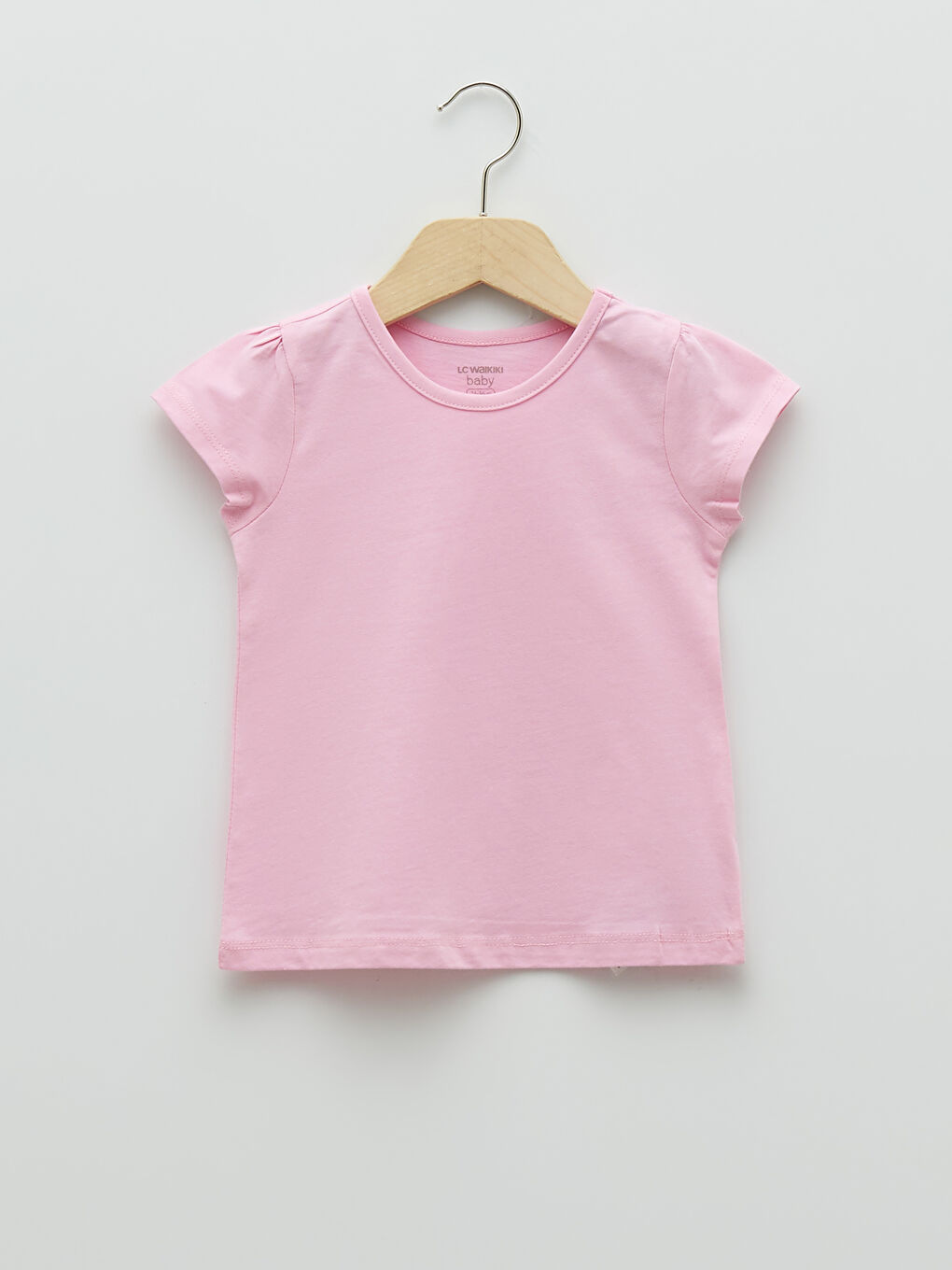 LCW baby T-Shirt Für Baby Mädchen Mit Rundhalsausschnitt Und Kurzen Ärmeln, Basic, 2 Stück -S25547Z1-QY7