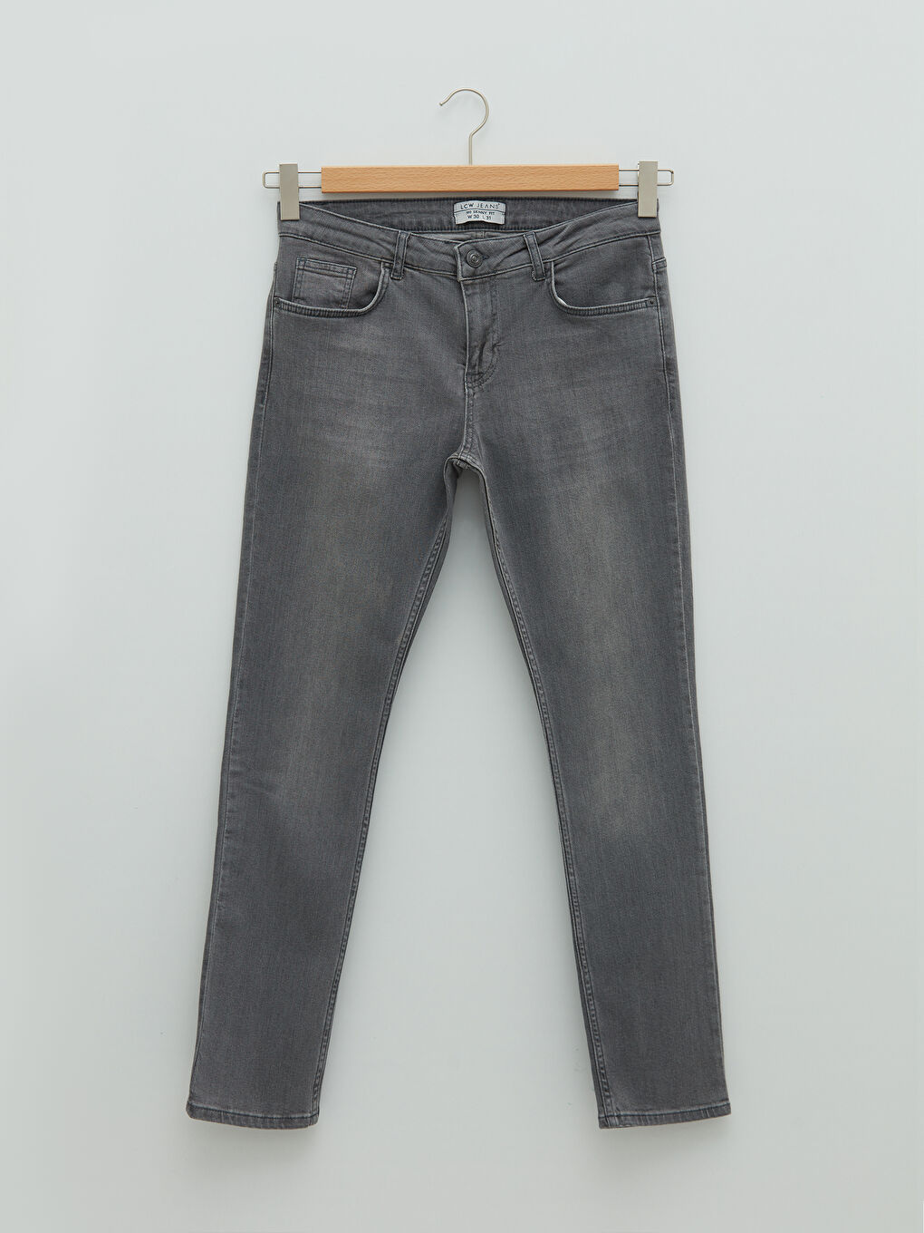 LCW Jeans Gri 760 Skinny Fit Jean Pantolon - 5