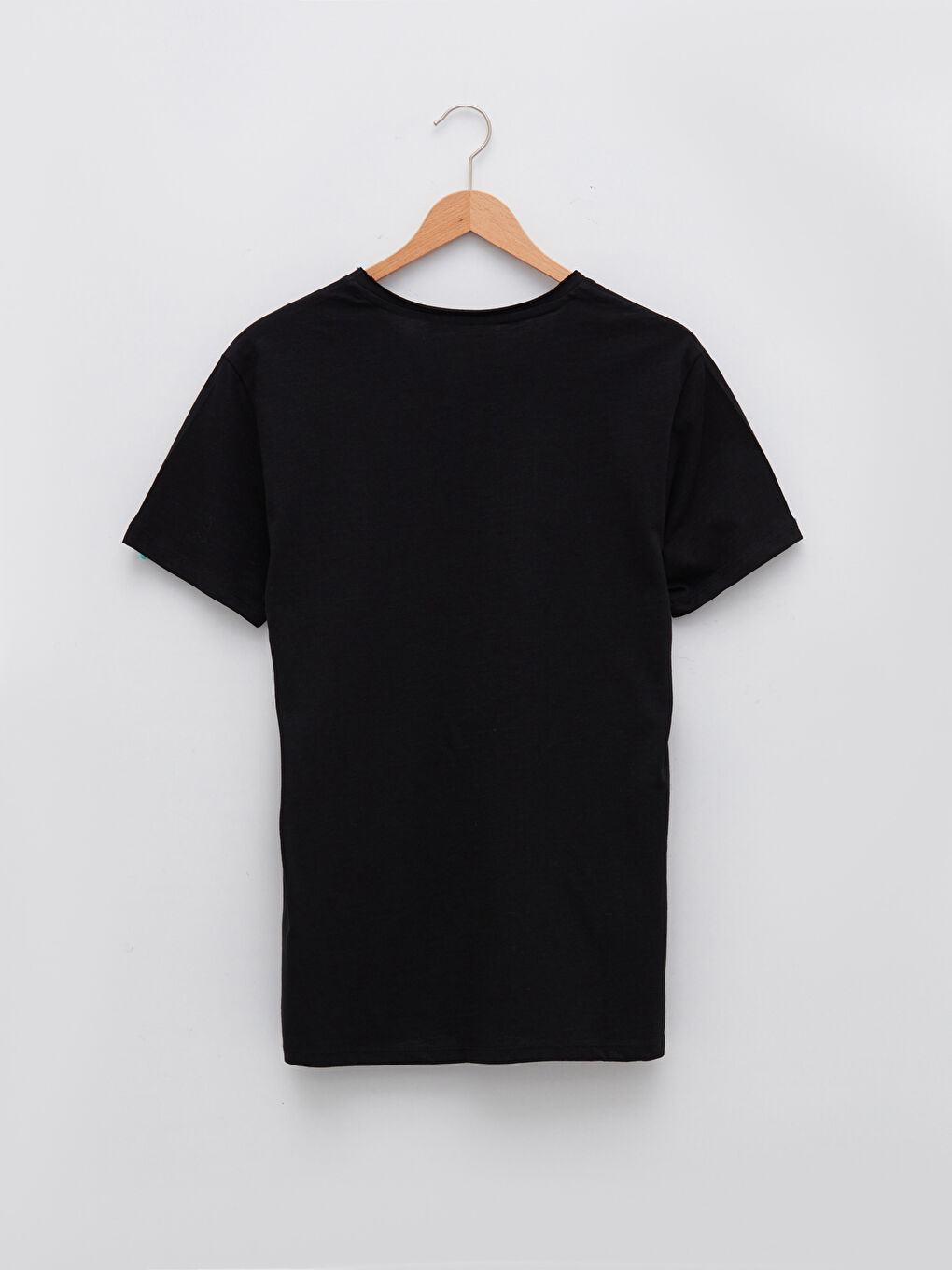 V Neck Short Sleeve Basic Cotton Men's T-shirt-6