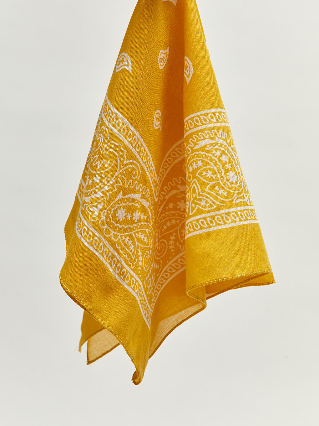 Sarı Desenli Erkek Bandana-2