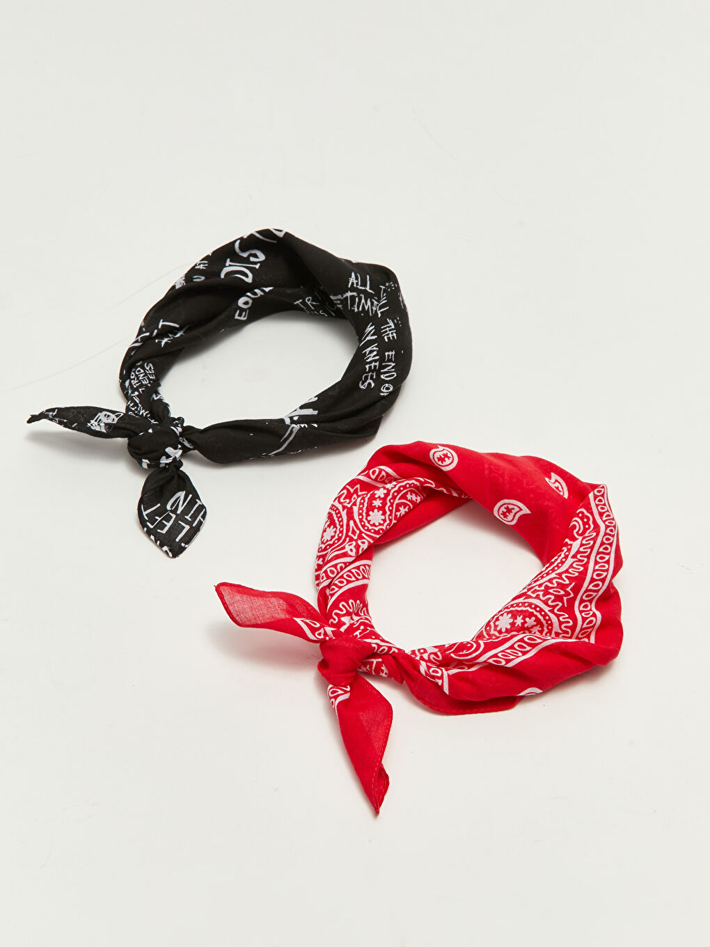LCW ACCESSORIES Patterned Men's Cotton Bandana 2-Pack -S25629Z8-K00