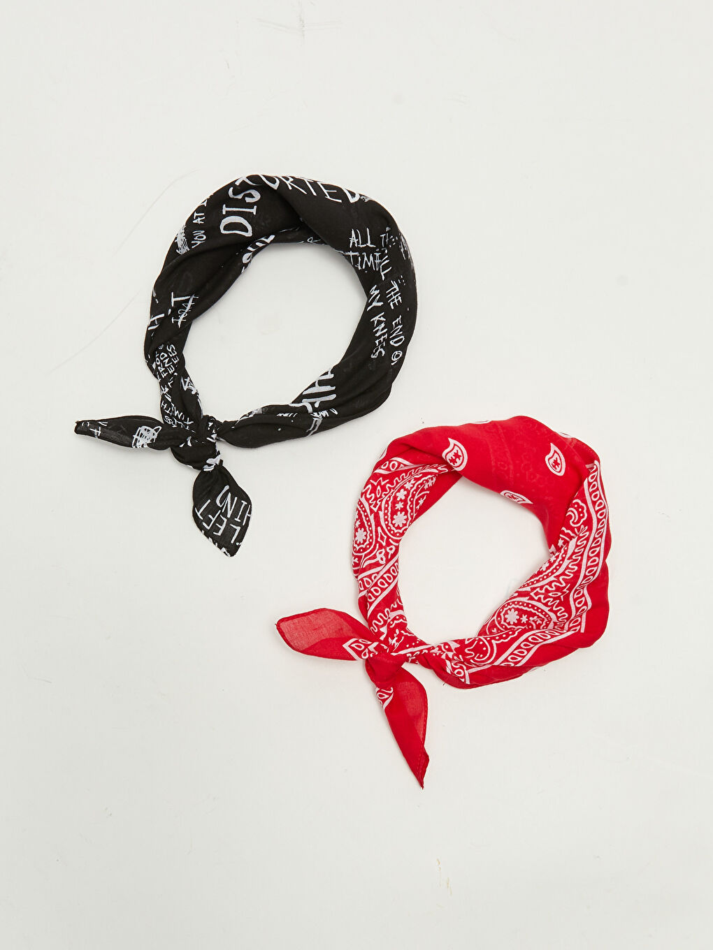 LCW ACCESSORIES Patterned Men's Cotton Bandana 2-Pack -S25629Z8-K00