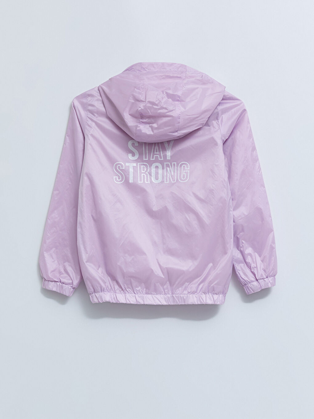 Hooded Printed Girl's Coat and Jacket Bag-3